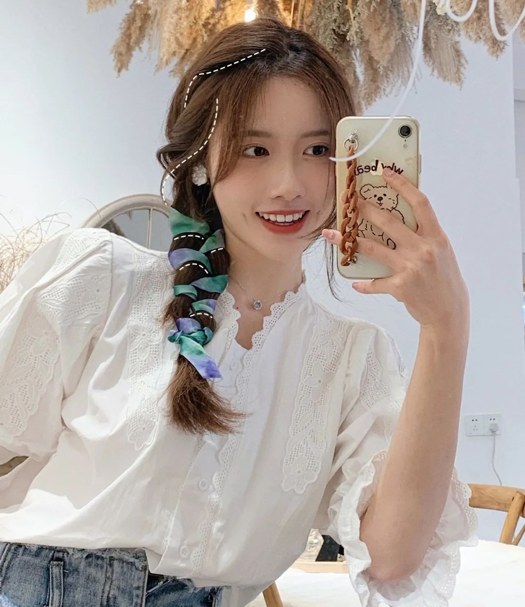 编发这样扎超美腻而且很显年轻哦,随意扎出时尚又好看的编发