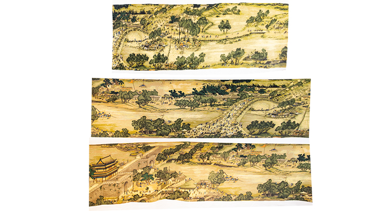 纯手工绣的清明上河图十字绣,36米清明上河图十字绣价值