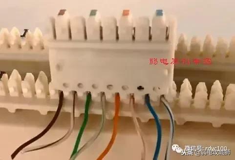 电话线机柜模块接线详细图解,程控交换机连接大对数电缆接法