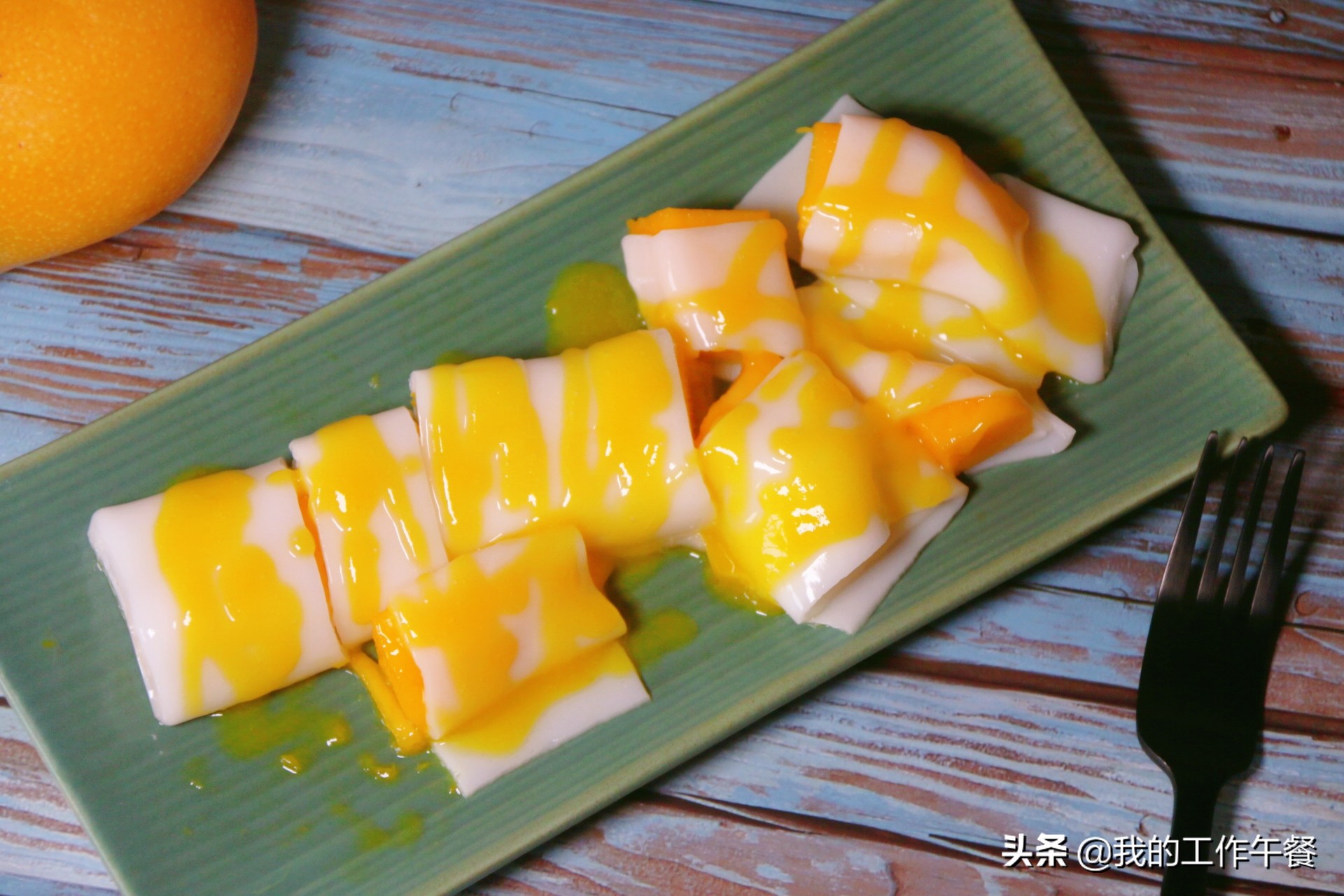 做芒果肠粉,芒果肠粉摆摊做法