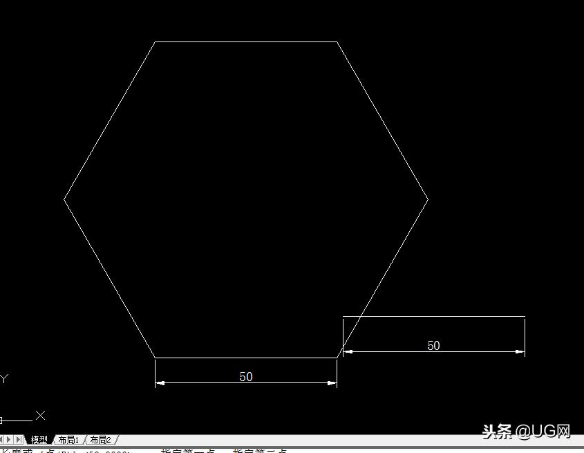 cad缩放命令怎么把图纸放图框里,cad中怎么使用缩放命令缩放六边形