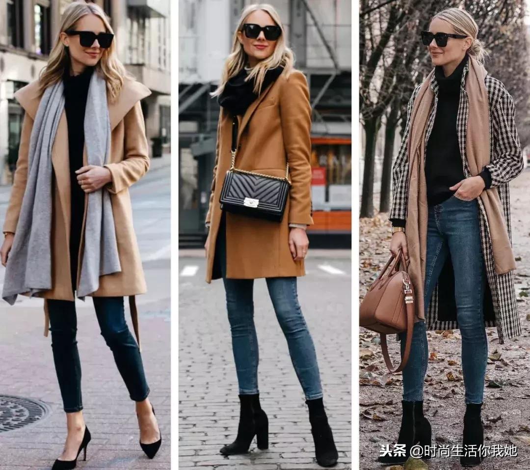 你穿“大衣+围巾”的样子，帅呆了！