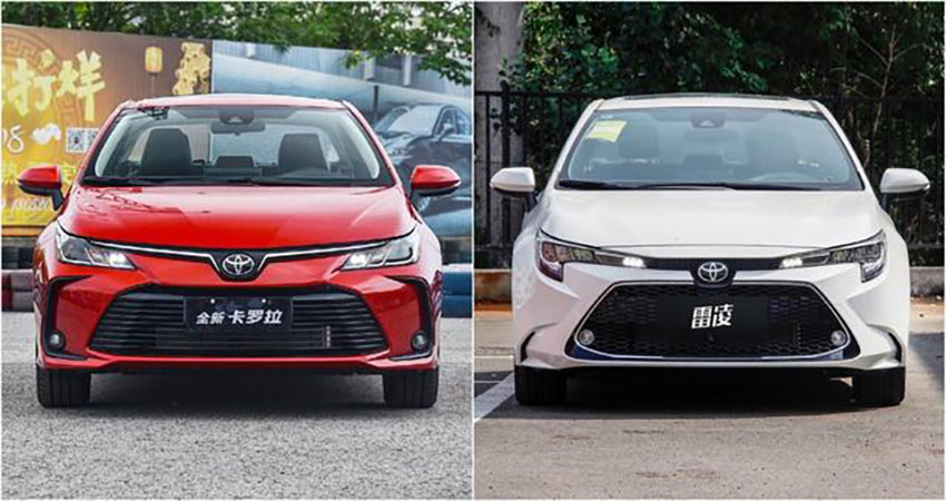 广汽丰田chr和一汽丰田奕泽区别,一汽丰田和广汽丰田的对比