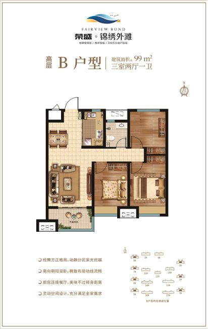 青岛荣盛锦绣外滩113平,青岛荣盛锦绣外滩项目简介