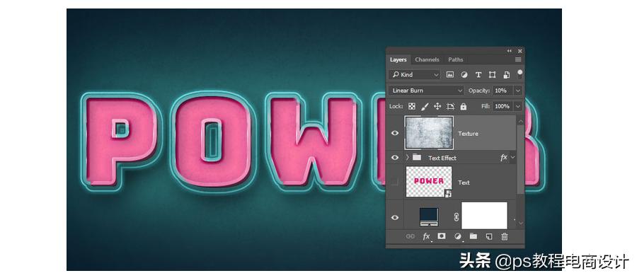 ps发光字体,ps内发光效果怎么做