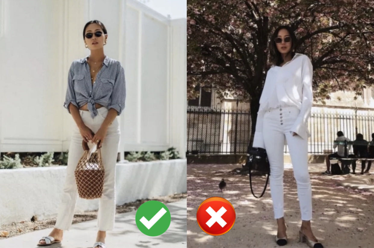 穿白裤子显胖，先别怪自己胖！看看你的裤型选对了吗？