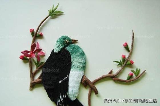 布艺diy拼布图案贴画,布画diy手工制作大全