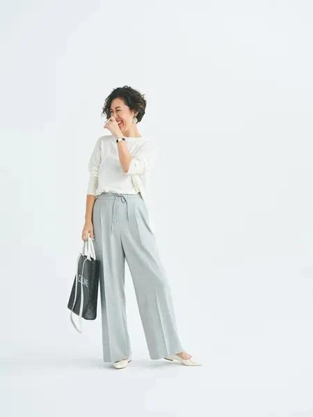 看这位45+日本博主的时尚穿搭，有一种由内而外散发的自信张扬