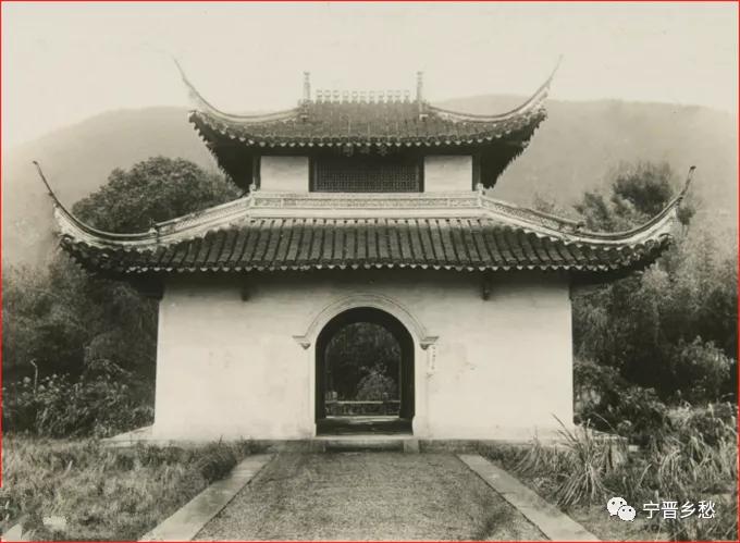 绍兴兰亭的御碑亭照片,绍兴古亭老照片