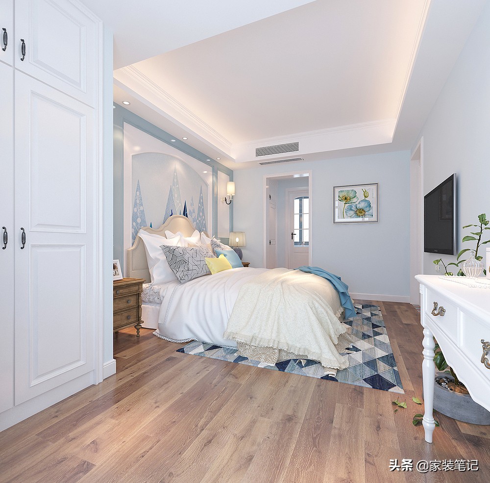 100平精致三居室,设计巧妙的100平一居室