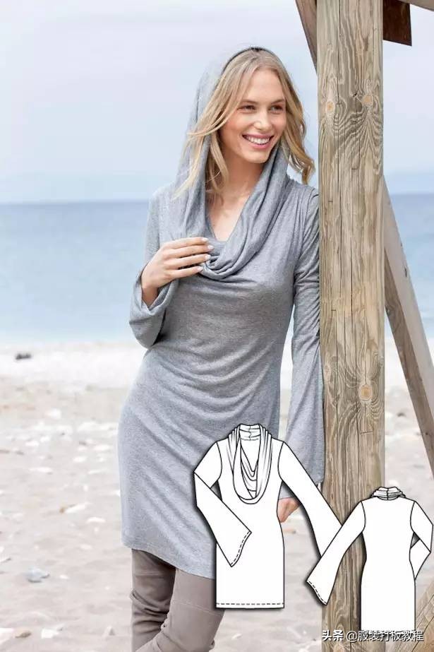 时装设计图手绘教程,服装制版图案大全