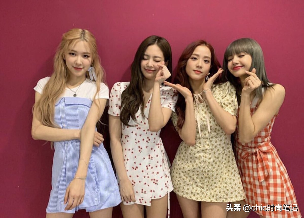 blackpinkjisoo碎花裙,blackpink珍妮碎花裙