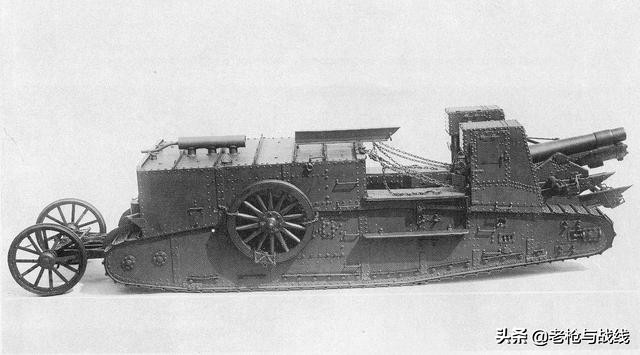 自行火炮的始祖，英国MK.I型火炮运载车
