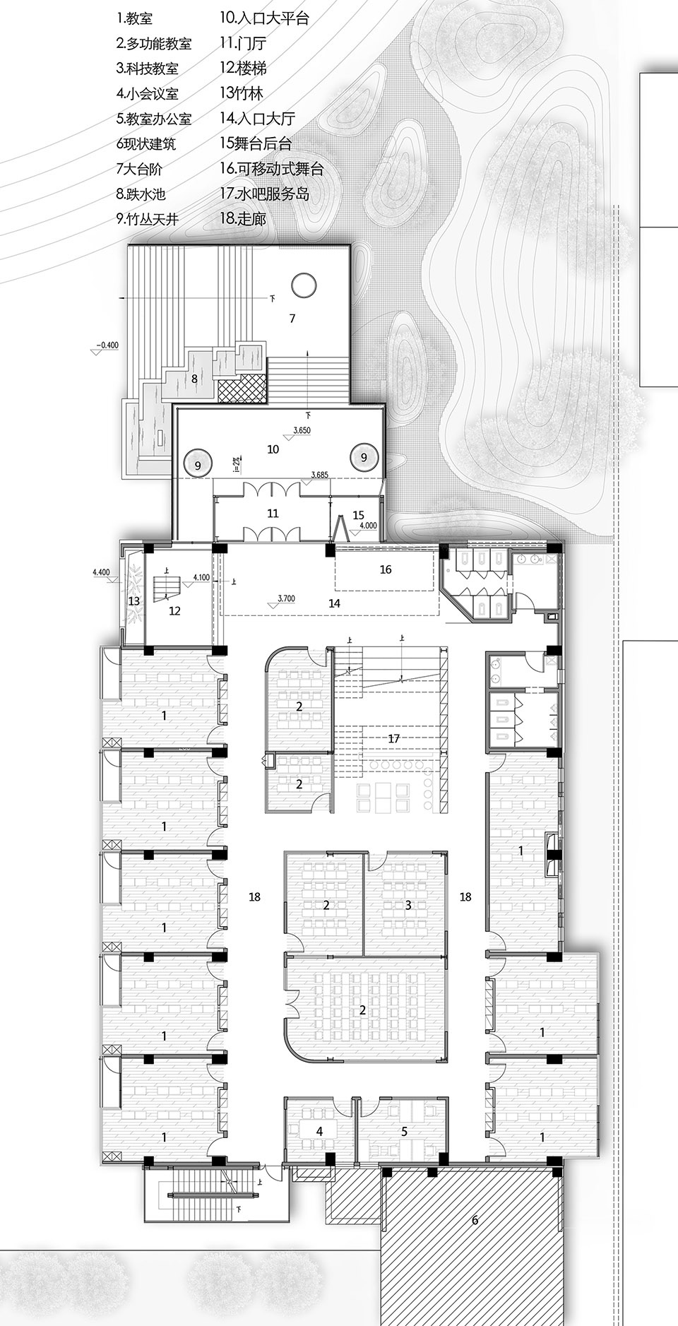 北京君谊中学国际部/意度建筑