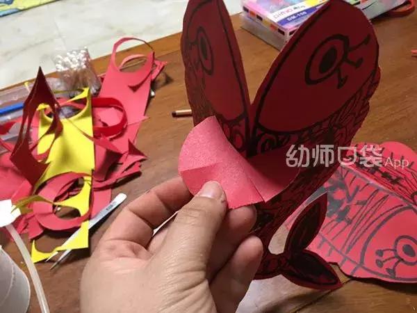 新年创意美术作品春节快乐,创意美术4-6岁新年鞭炮