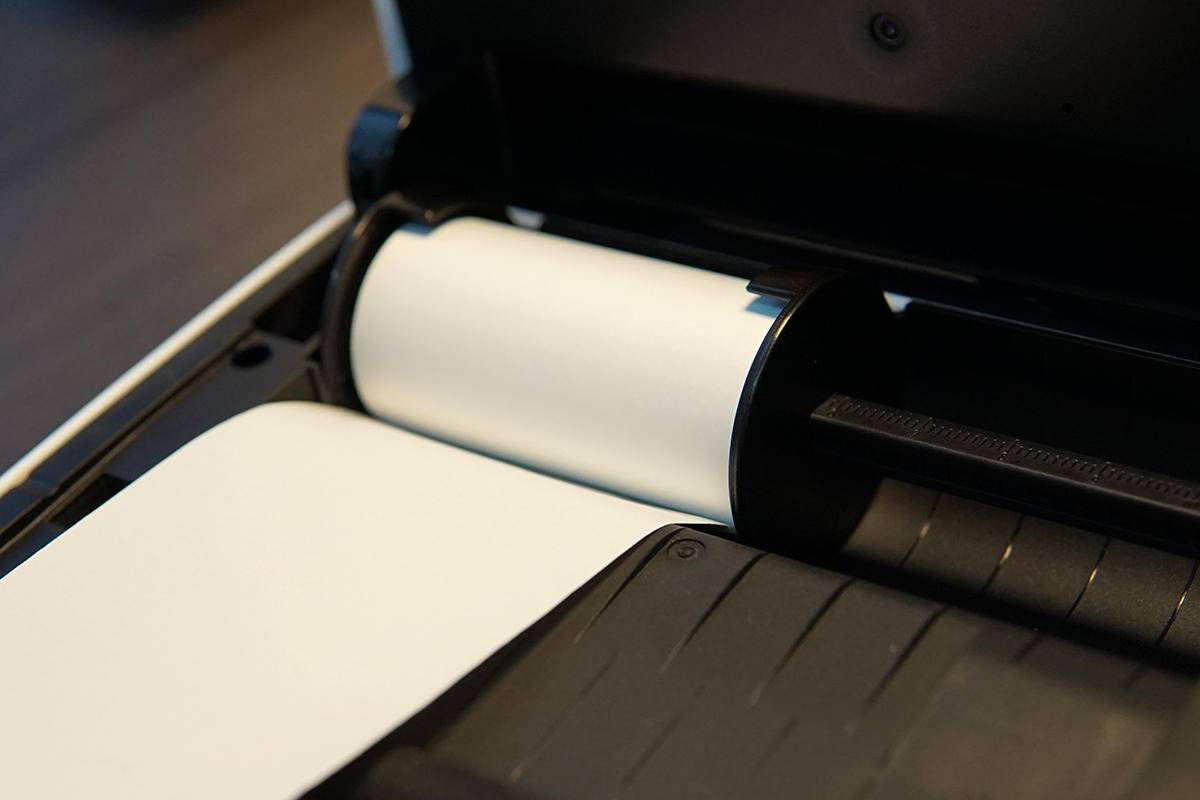 印先森打印机m02s使用方法,印先森m04s宽幅打印机如何装纸