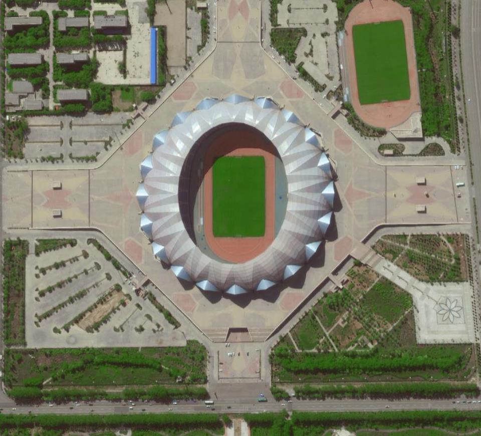 新体育馆设计效果图,造型奇特的体育场