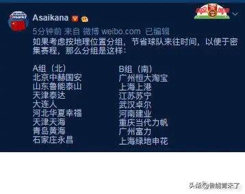 2022中超联赛分组,中超联赛或再改赛制规则