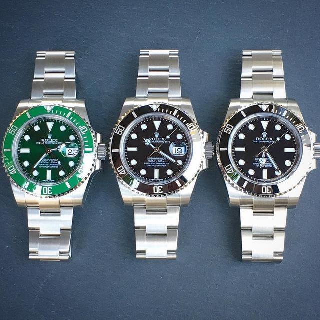 有钱人劳力士表图,广州钟表城劳力士金表