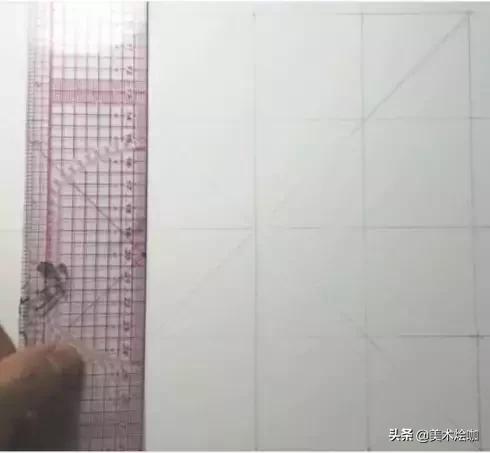 素描起形的基本技巧,素描九宫格黄金分割点构图