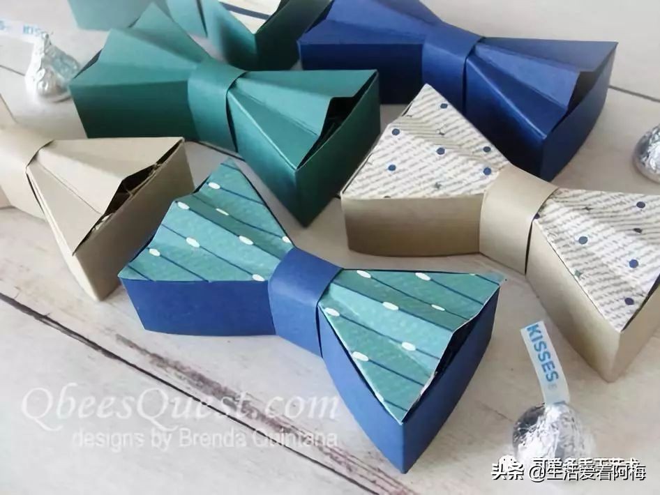 精美diy手工盒如何折,纸艺DIY摆件