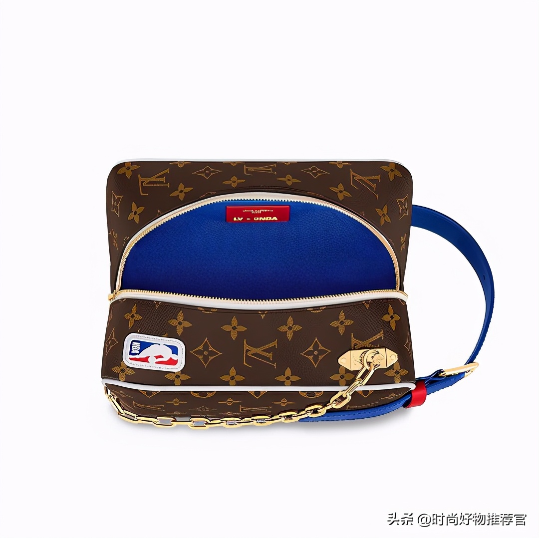 LV新包|NBA合作系列:篮网元素,红白蓝3色细节