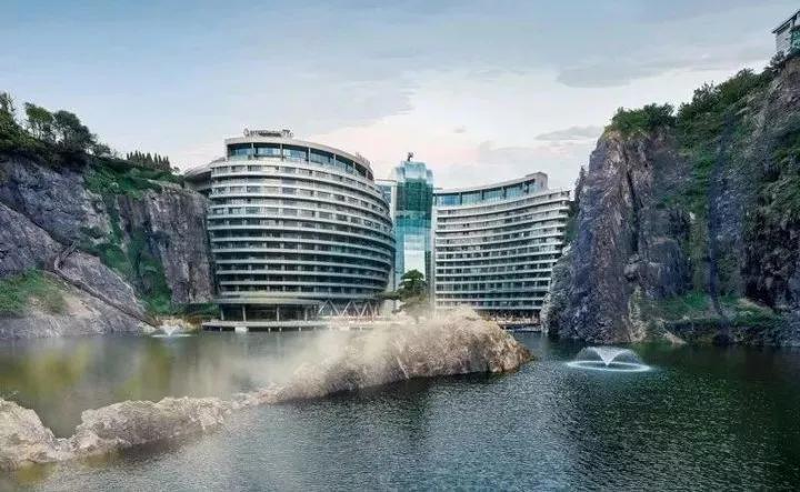 世界十大奇迹建筑上海深坑酒店,世界十大建筑奇迹之上海深坑酒店