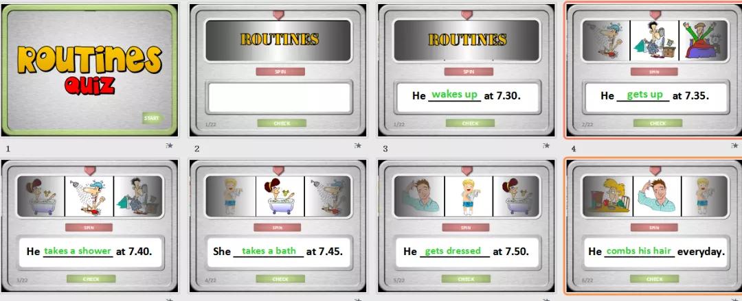 超赞英语语法学习PPT课件（九）！自带各种音效~有趣精美不要错过