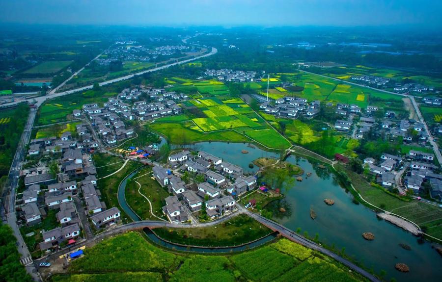 郫都三道堰水乡视频,郫都三道堰田园水乡