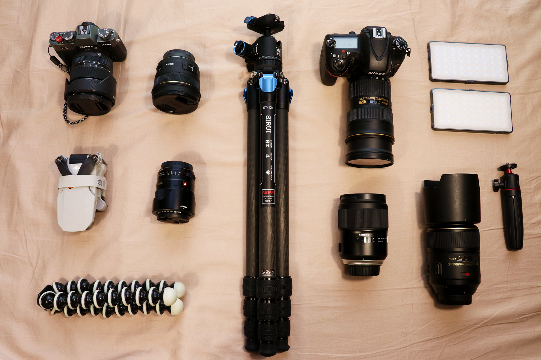 摄影好帮手,思锐便携碳纤维三脚架