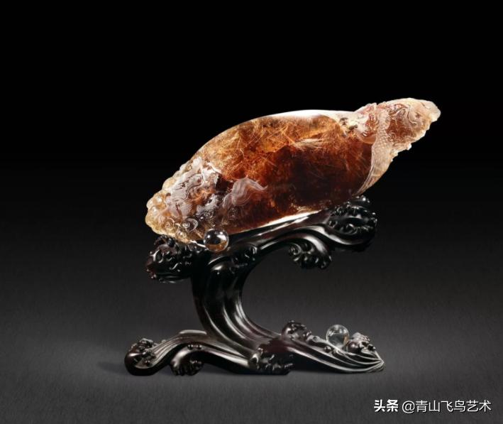 黄水发晶精品,绿发晶艺术品珍藏品图片