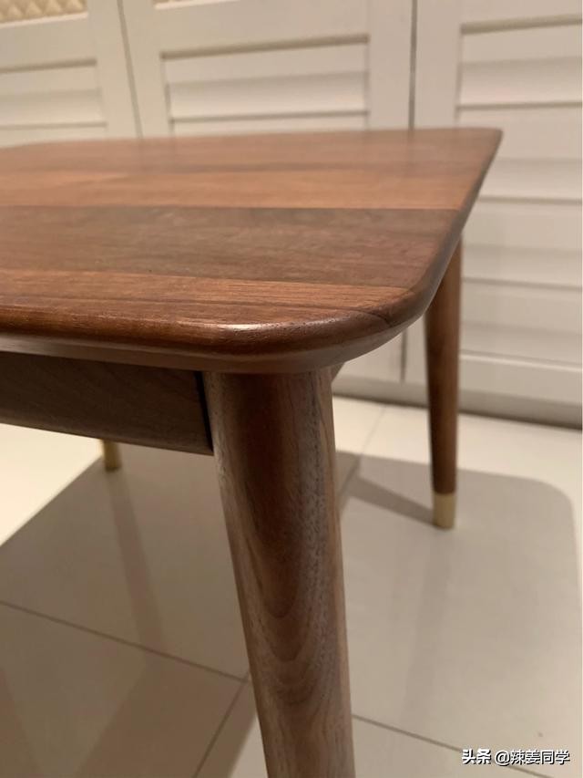 黑胡桃实木方桌80x80,铜师傅大板桌