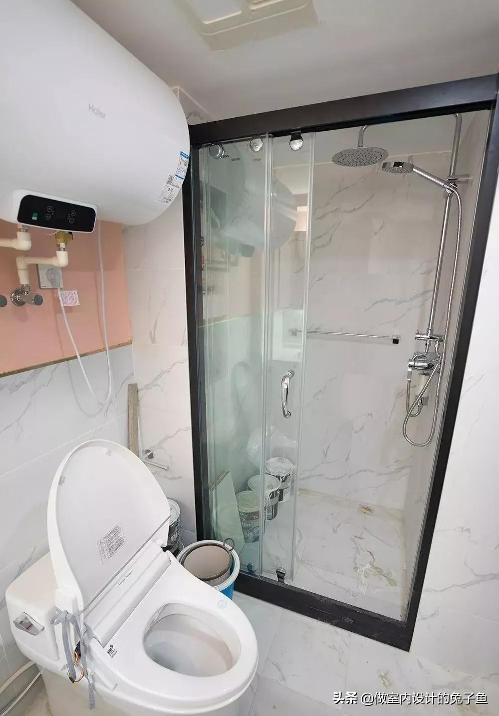 卫生间洗漱台马桶怎么布局,卫生间淋浴马桶洗漱台位置设计