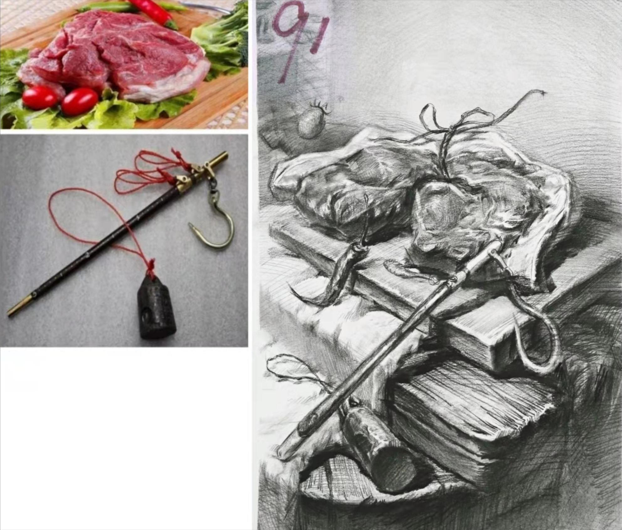 美术素描考试满级作品,素描人物高分卷四大特点