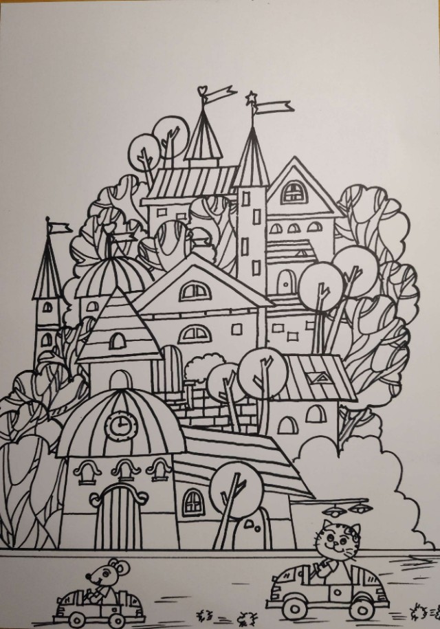 小孩子暑假学习画画需要如何安排,1-3岁孩子学画画基础入门房子