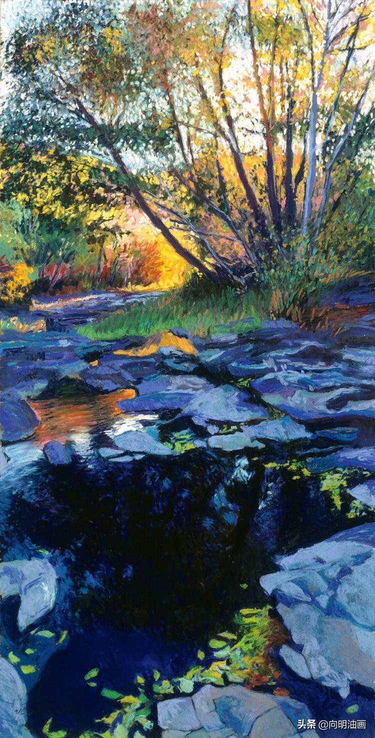 美国艺术家艾伦·迪特布兰特魔法森林的叶子沙沙作响