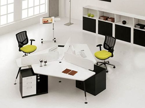办公室屏风桌效果图,l型屏风办公桌缺点