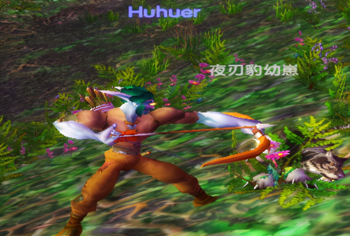 女巨魔猎人拉弓姿势,wow部落猎人拉弓动作