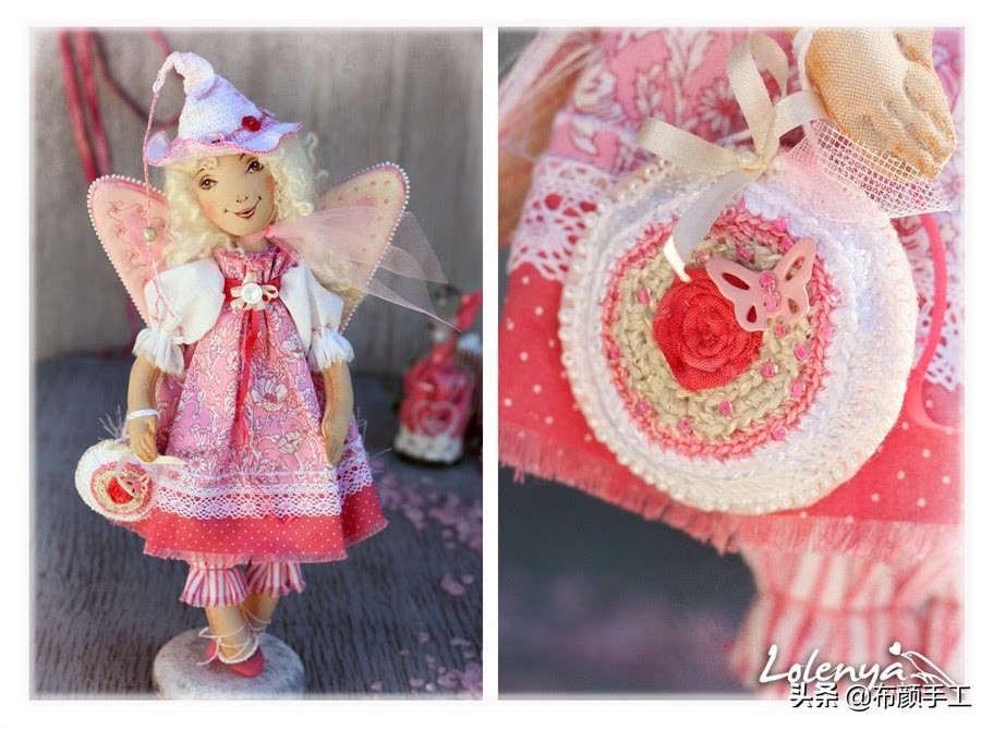 OlgaAbakumova的布艺娃娃,魔法花园里小花仙