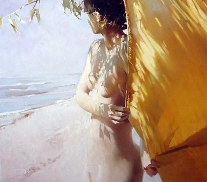 俄罗斯画家维克多风景油画,俄罗斯画家希施金的森林油画