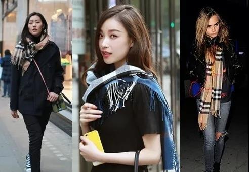 大牌围巾如何查真假,巴宝莉羊绒围巾真伪鉴别