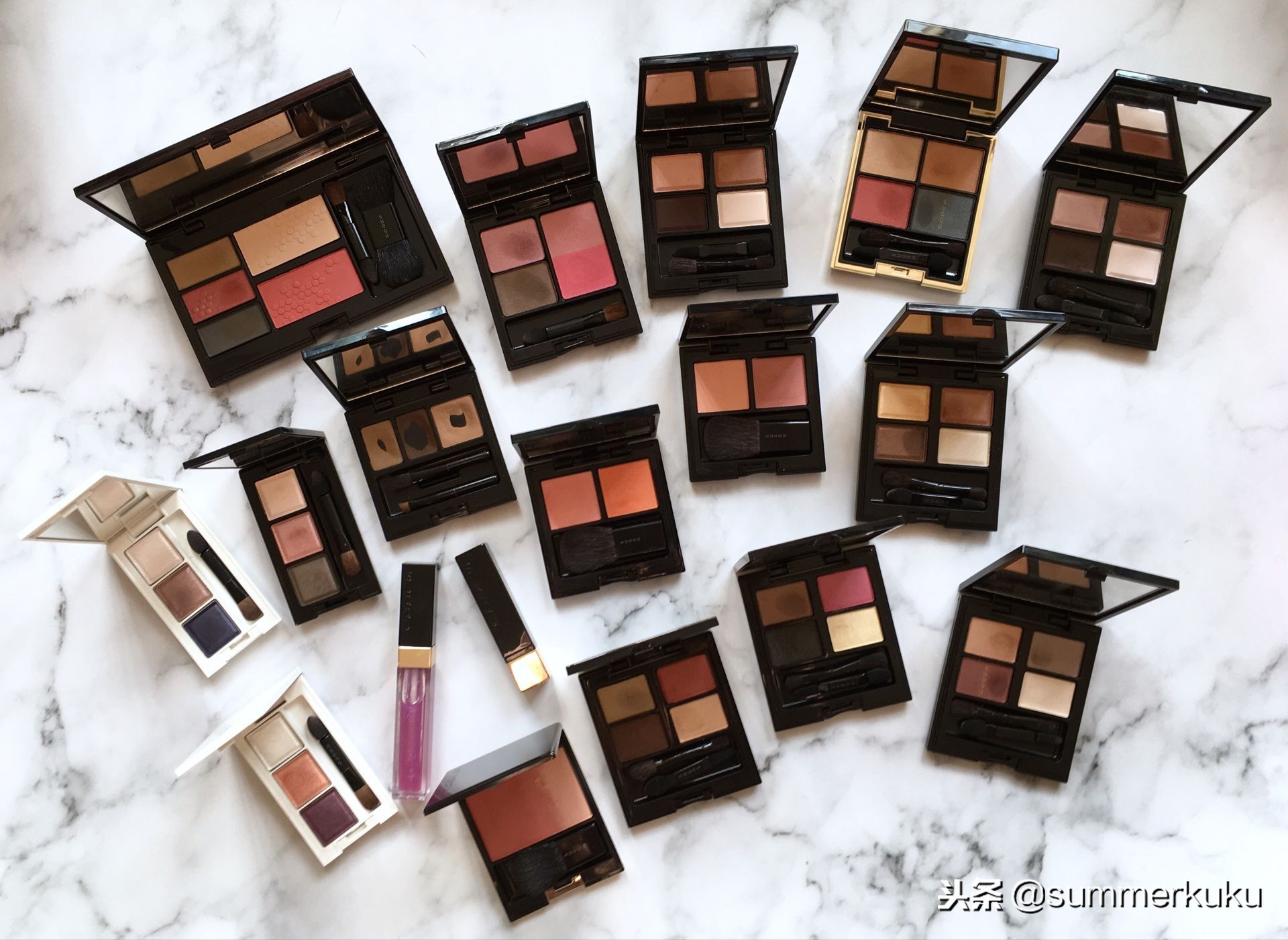 suqqu眼影春风染试色,suqqu眼影试色合集