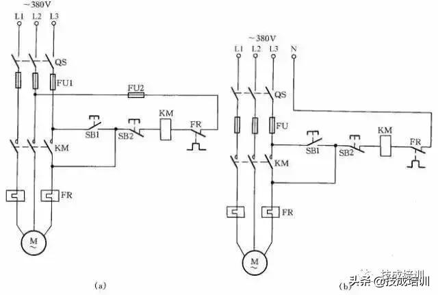 电工电路接触器接法,电工考试电机接触器接线方法