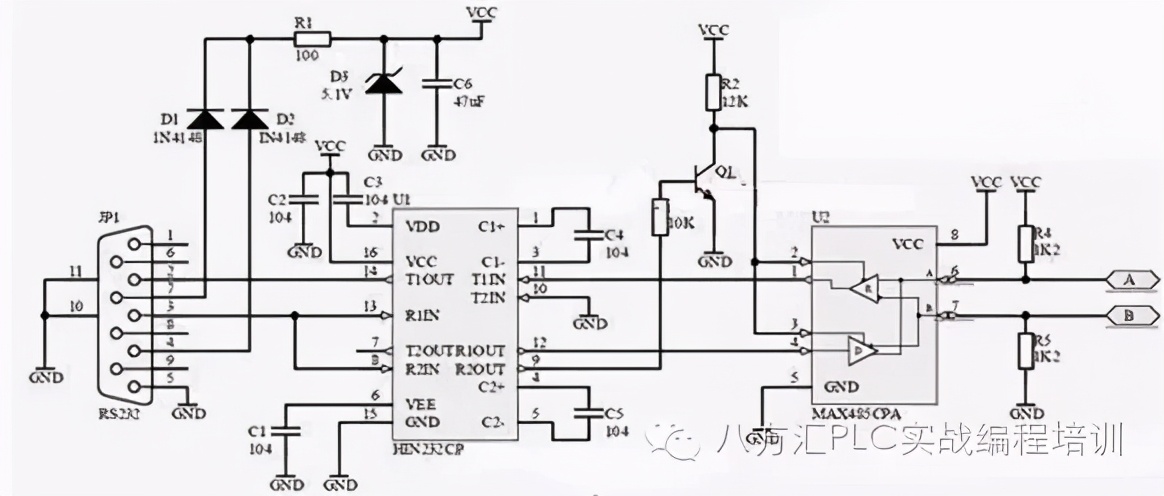 plc编程电缆各部分名称,plc编程电缆如何制作