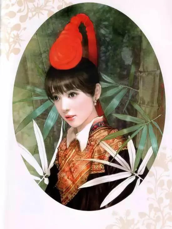 五十六个民族五十六枝花画,五十六个民族人物画高难度