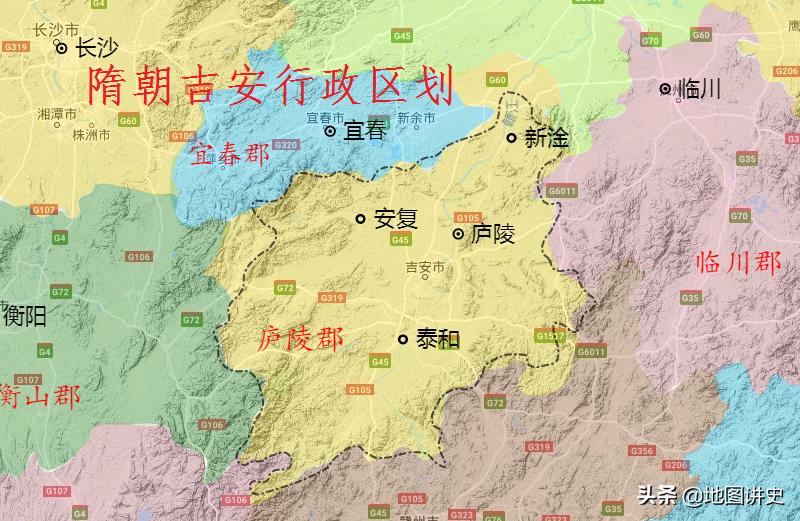 吉安行政区划图变化,吉安行政区划调整最新消息