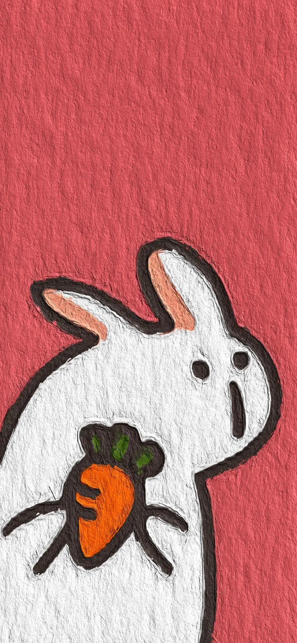 海贼王卡通油画壁纸,ins超火卡通小熊壁纸油画