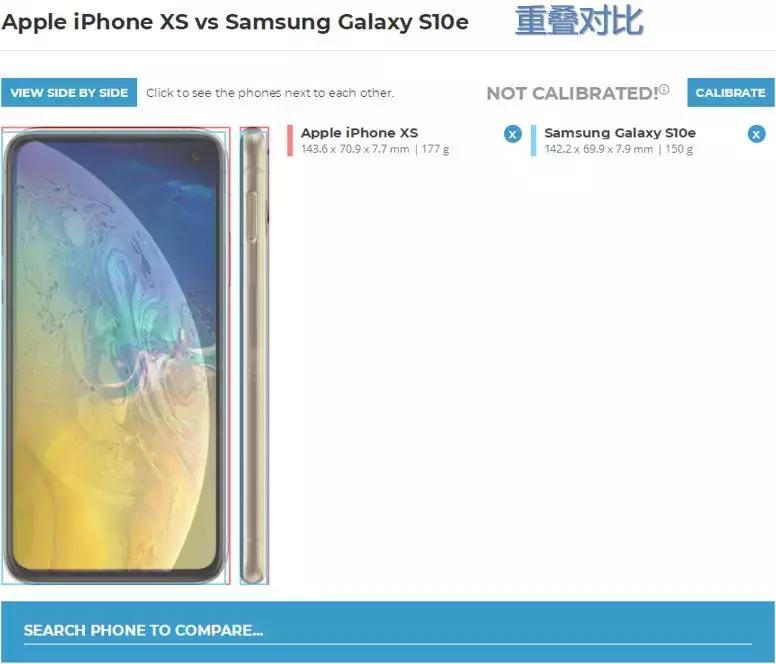 手机尺寸对比软件,手机尺寸测量工具