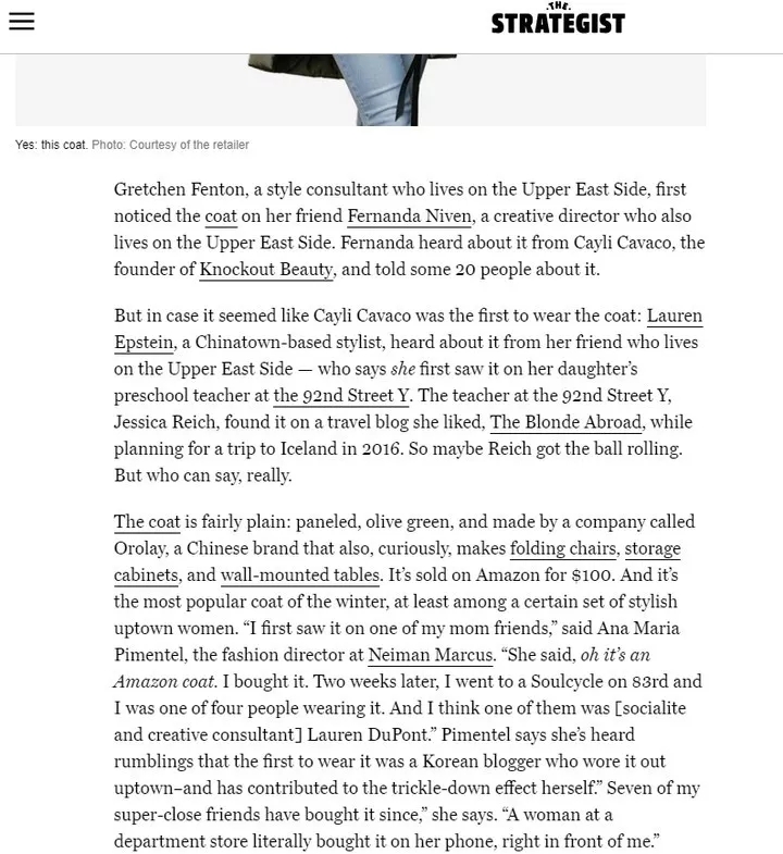 继老干妈后，一件国产羽绒服也被美国人民盯上了！