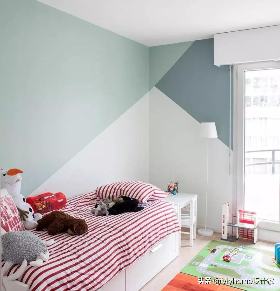 单一色墙过时了！3招色彩墙技巧，引领家居潮流！